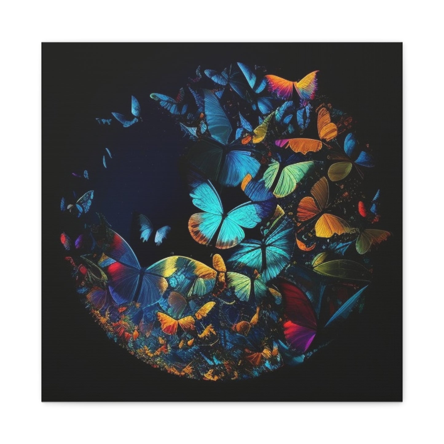 Canvas Gallery Wraps Moon Butterfly 1