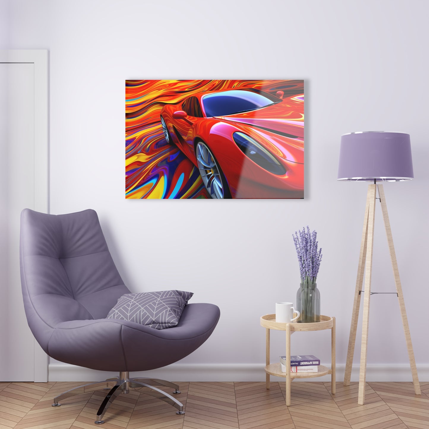 Acrylic Prints Ferrari Water Fusion 4