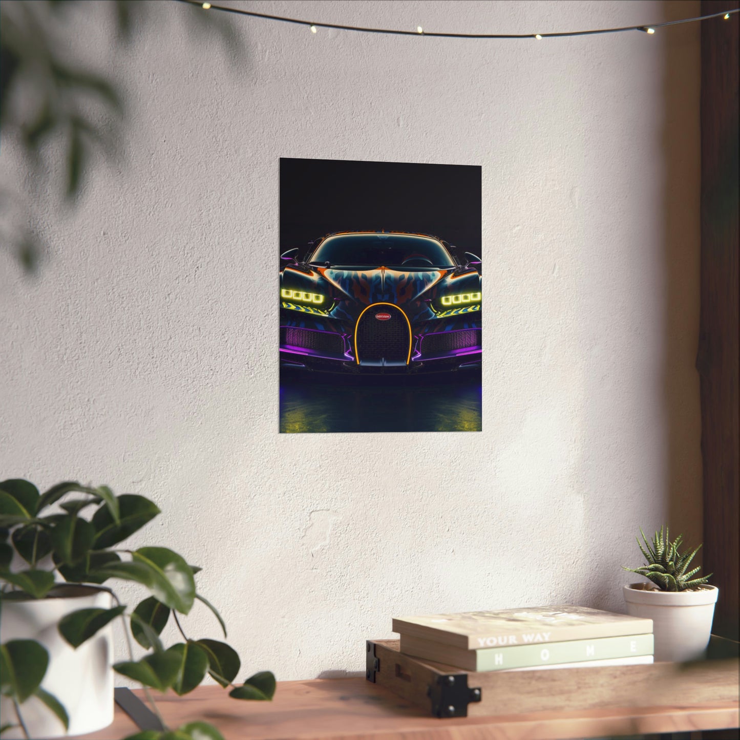 Premium Matte Vertical Posters Hyper Bugatti Chiron 3