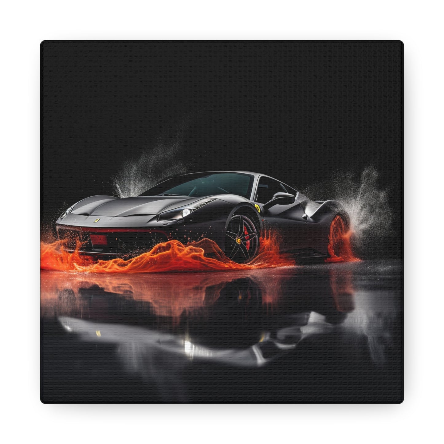 Canvas Gallery Wraps Ferrari Water Splash 3