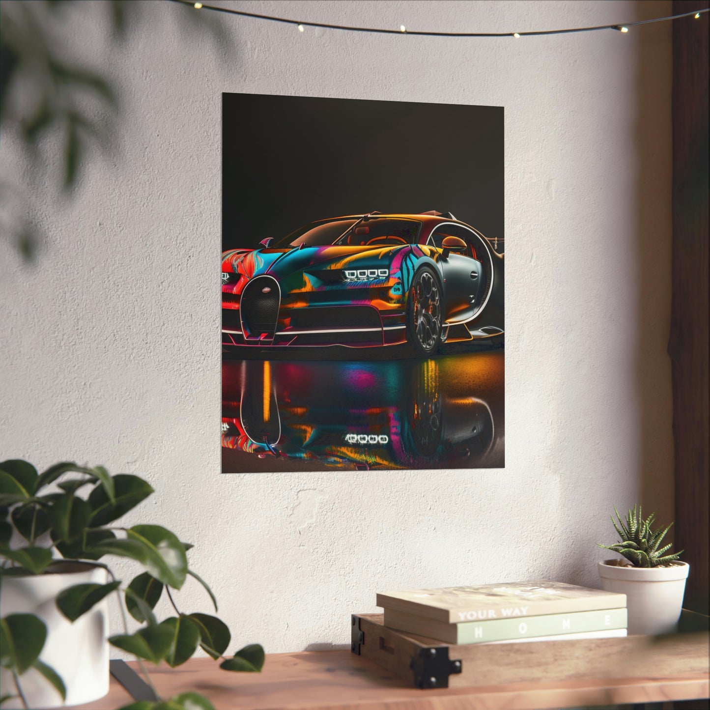 Premium Matte Vertical Posters Bugatti Chiron Super 2