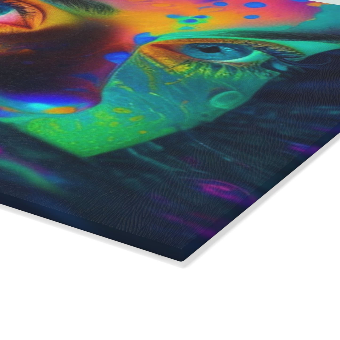 Glass Cutting Board Florescent Glow 3