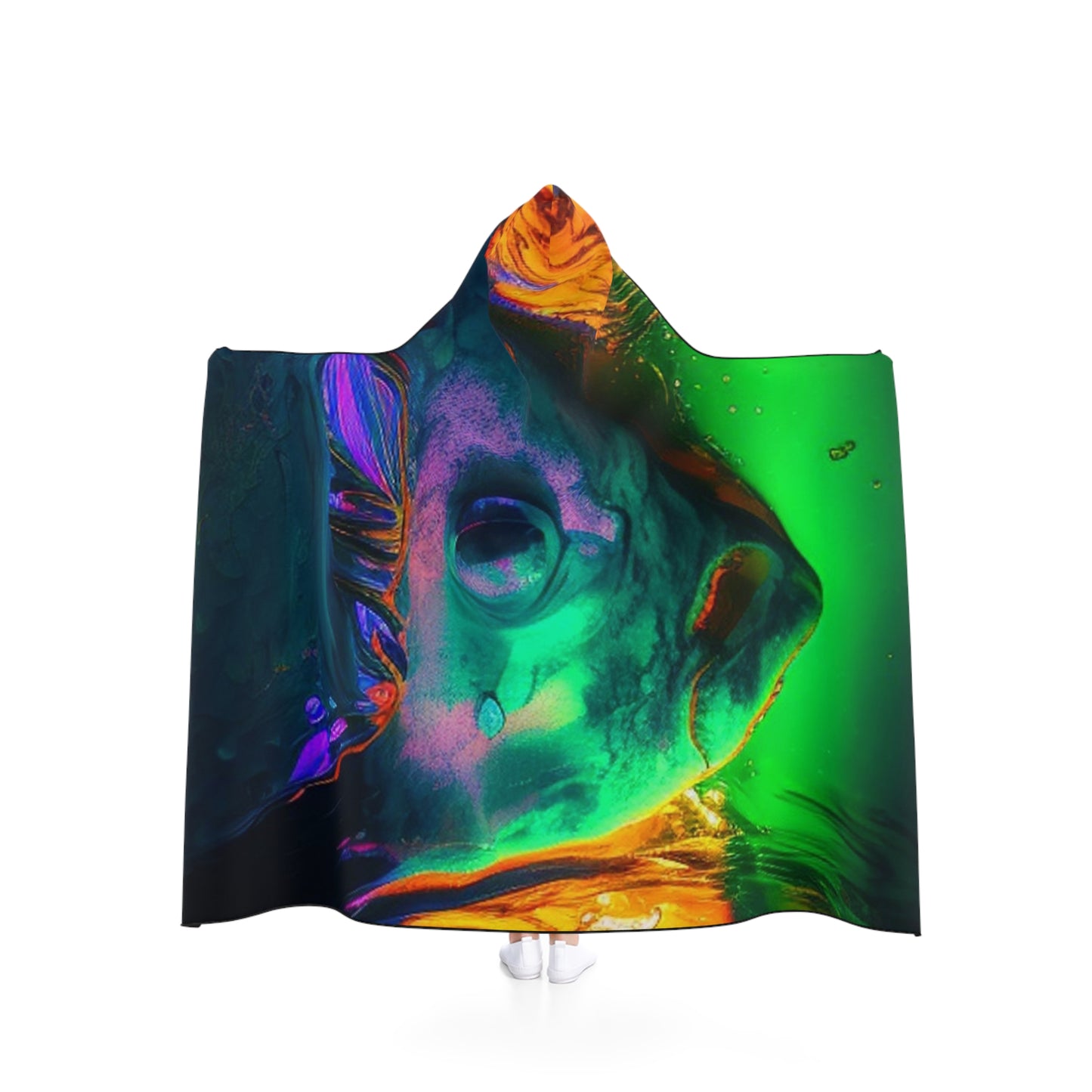 Hooded Blanket Florescent Glow 1