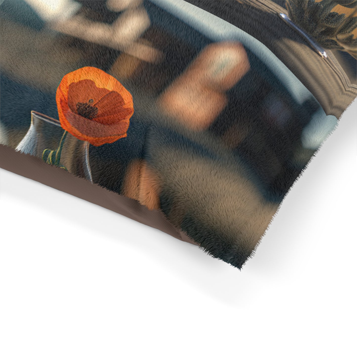 Pet Bed Orange Poppy in a Vase 5