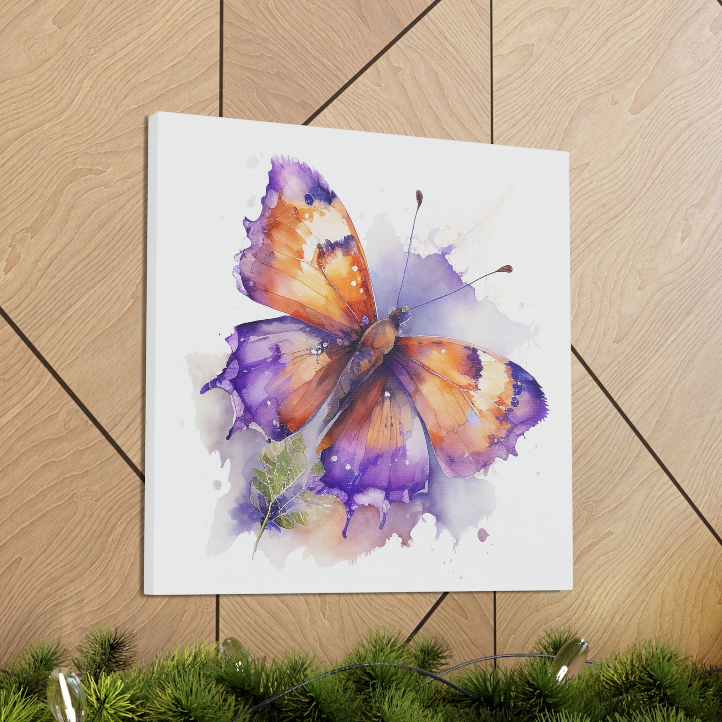 Canvas Gallery Wraps MerlinRose Watercolor Butterfly 2