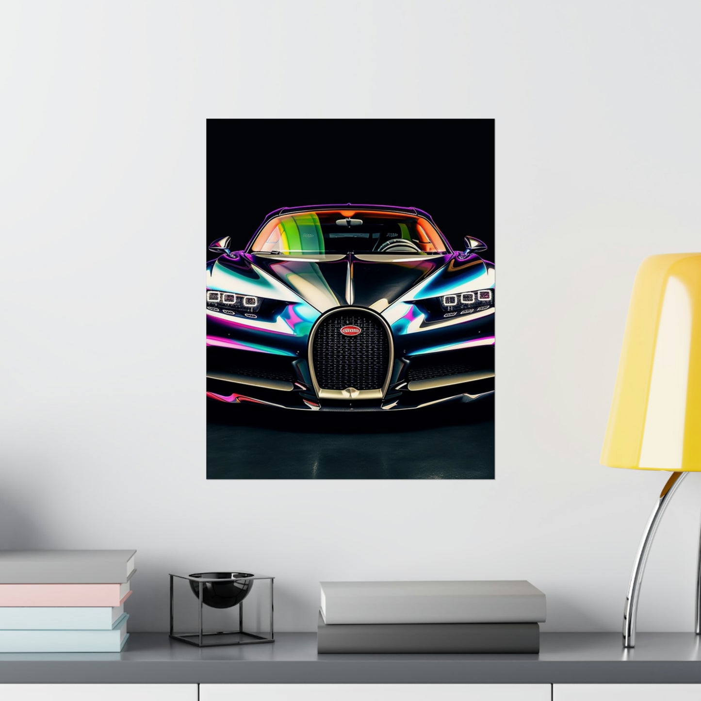 Premium Matte Vertical Posters Hyper Bugatti Chiron 4