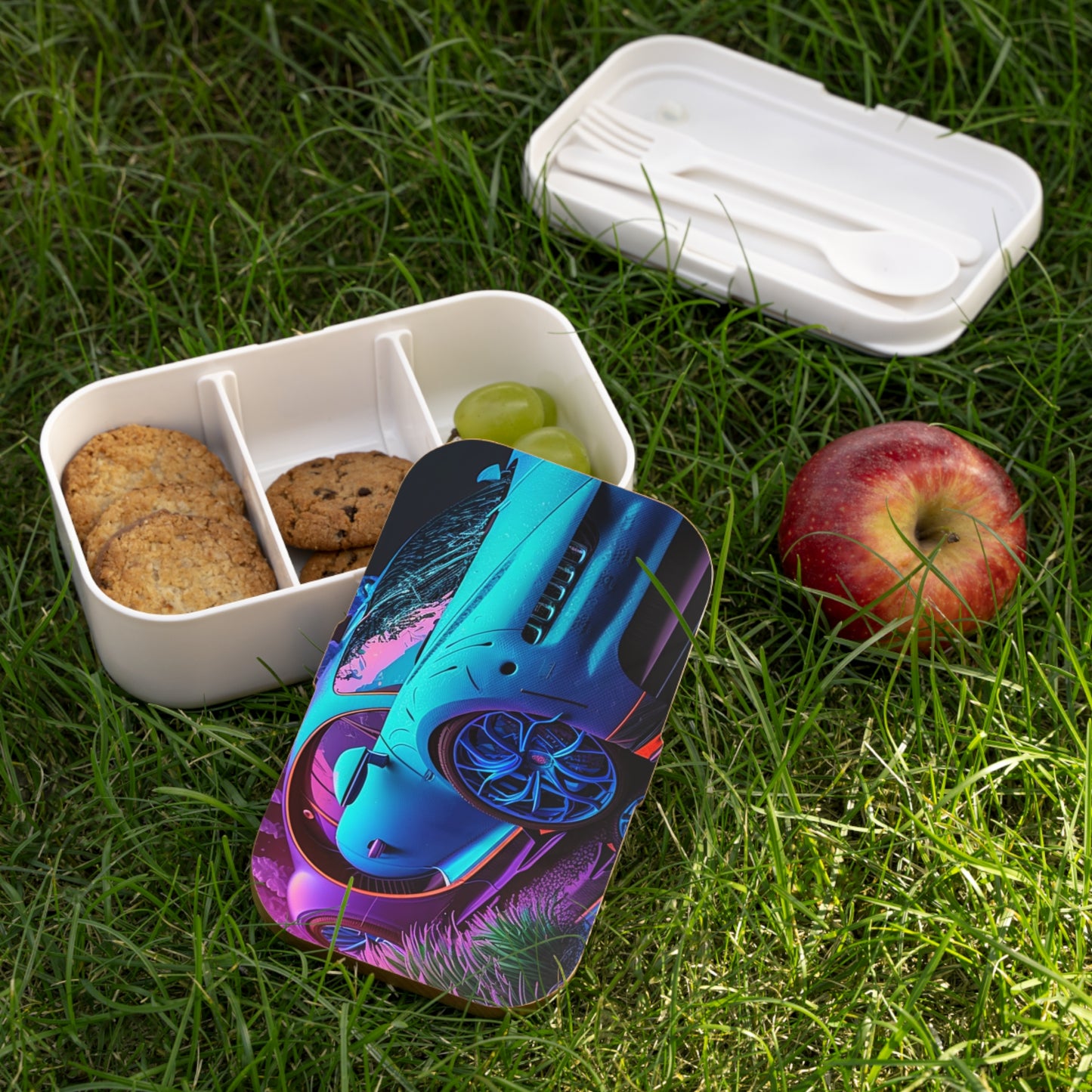 Bento Lunch Box Bugatti Neon Chiron 2