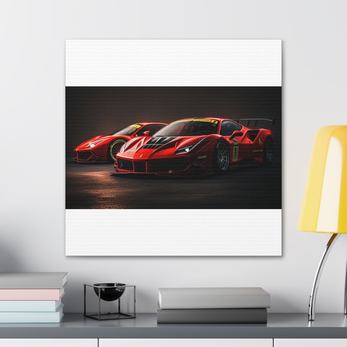 Canvas Gallery Wraps Ferrari Red 4