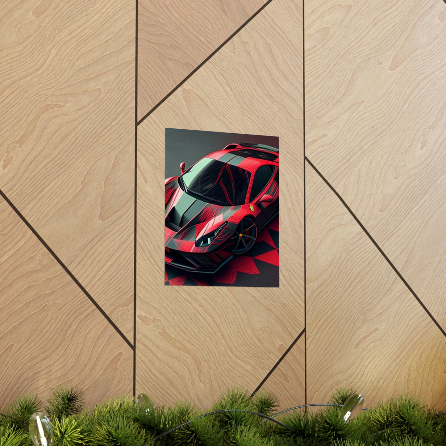 Premium Matte Vertical Posters Ferrari Hyper 2