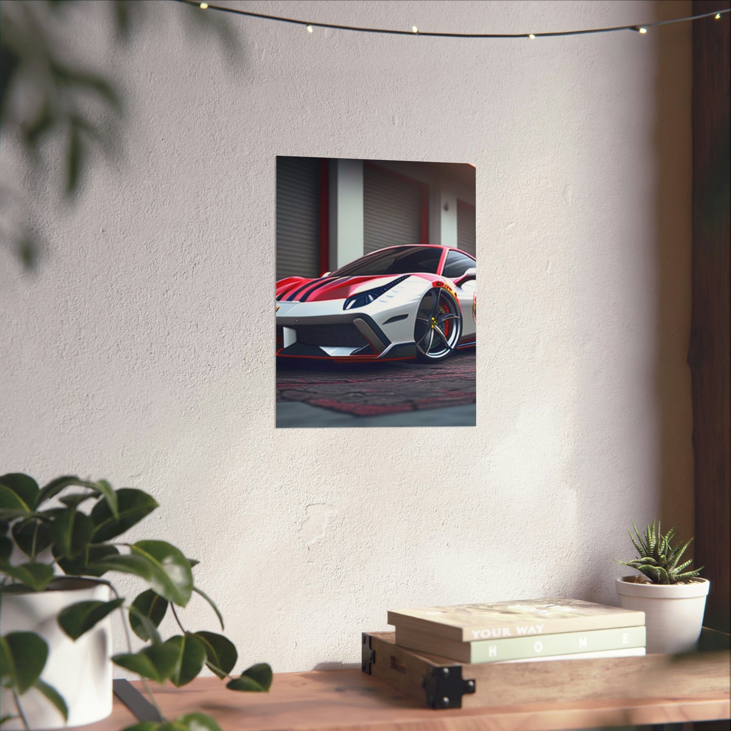 Premium Matte Vertical Posters Ferrari Hyper 3