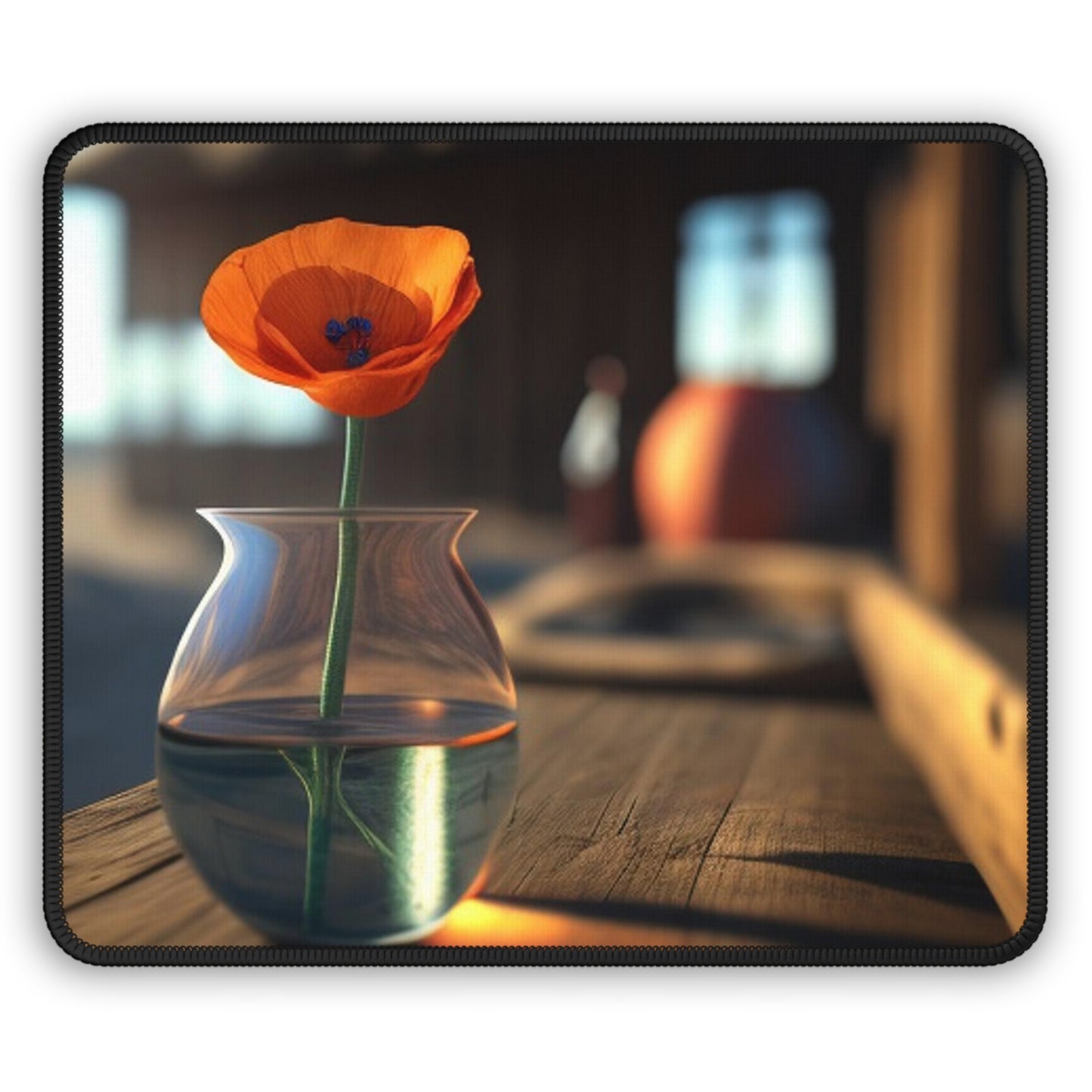 Gaming Mouse Pad  Poppy in a Glass Vase 2