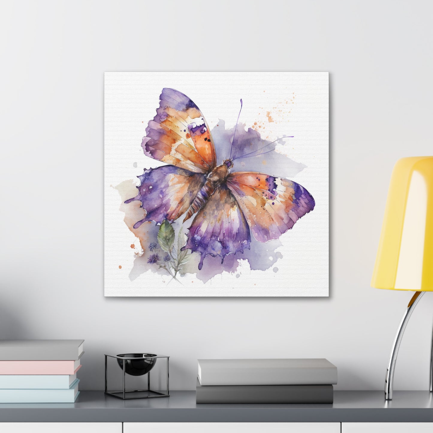 Canvas Gallery Wraps MerlinRose Watercolor Butterfly 1