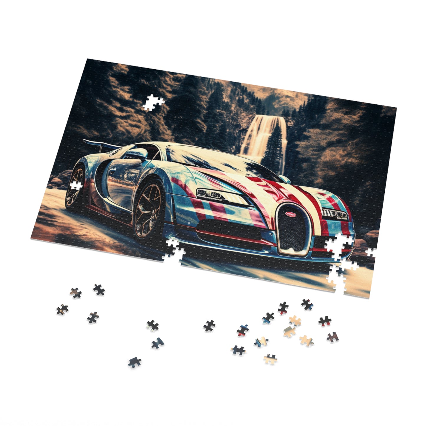 Jigsaw Puzzle (30, 110, 252, 500,1000-Piece) Bugatti Waterfall 1