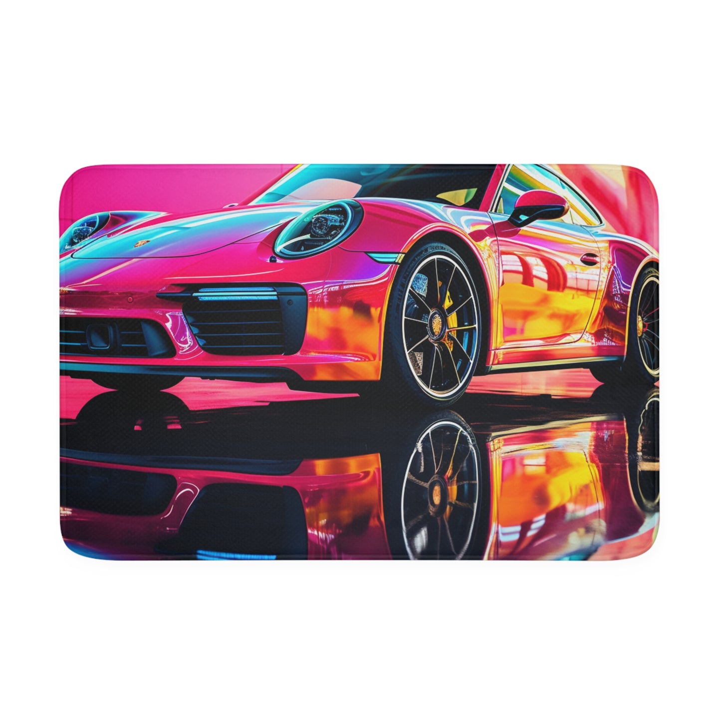 Memory Foam Bath Mat Macro Porsche 4