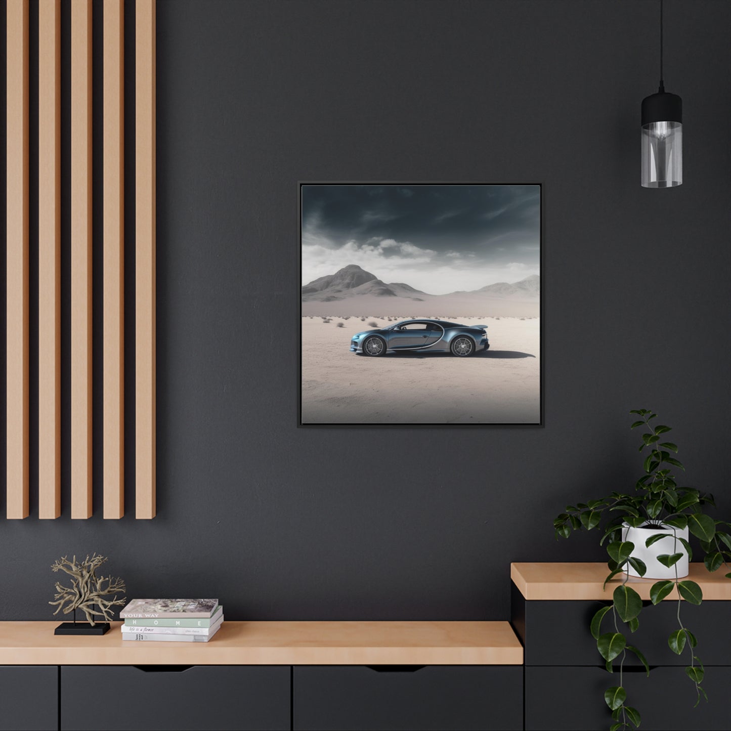 Gallery Canvas Wraps, Square Frame Bugatti Real Look 1