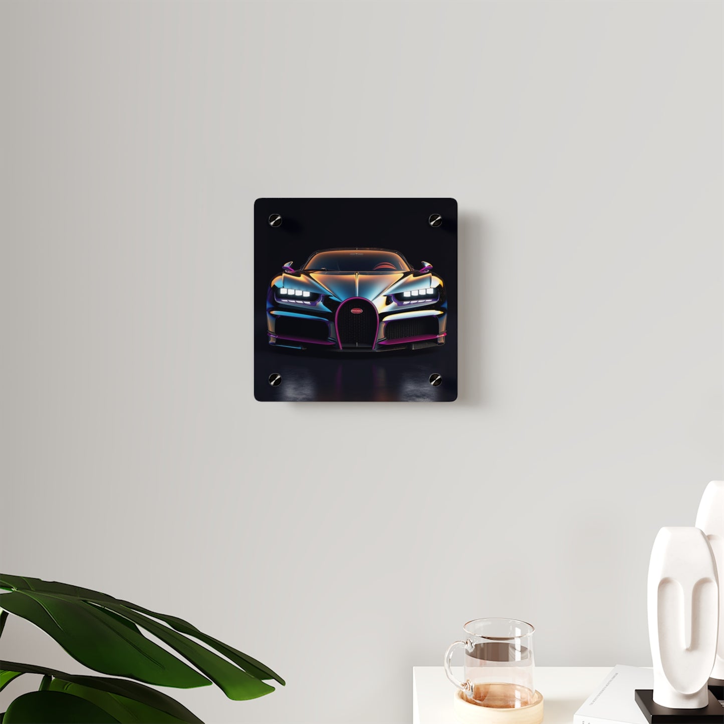 Acrylic Wall Art Panels Hyper Bugatti Chiron 1