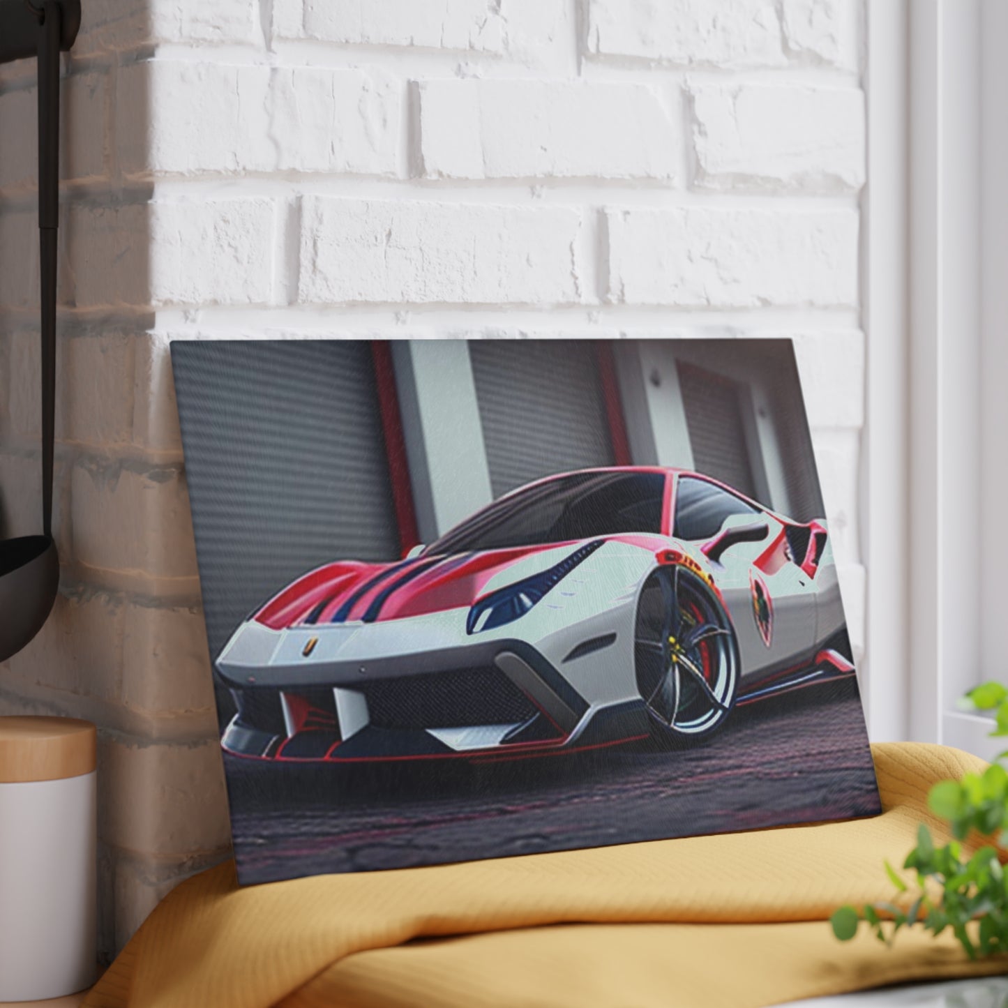 Glass Cutting Board Ferrari Hyper 3