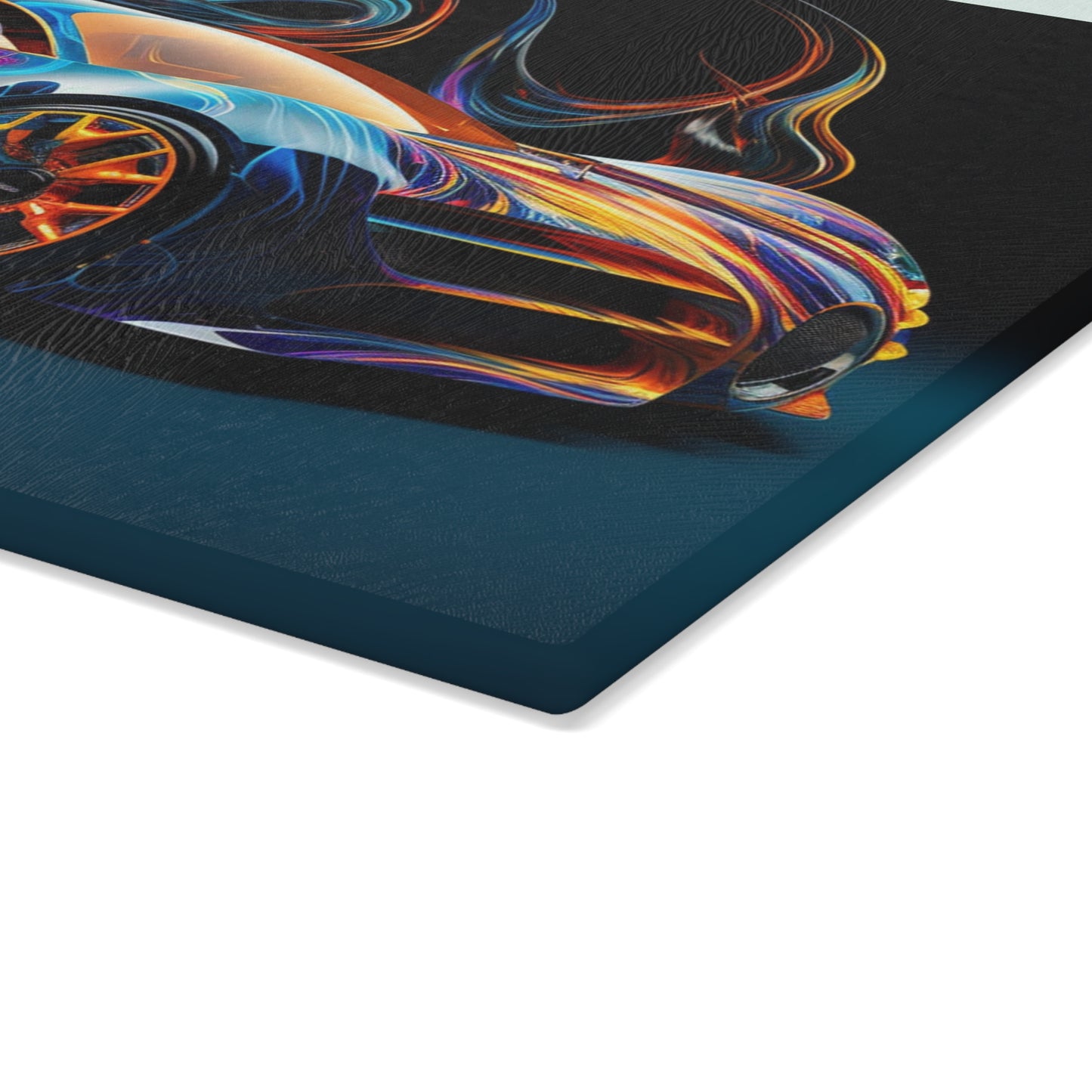 Glass Cutting Board Bugatti Abstract Flair 2