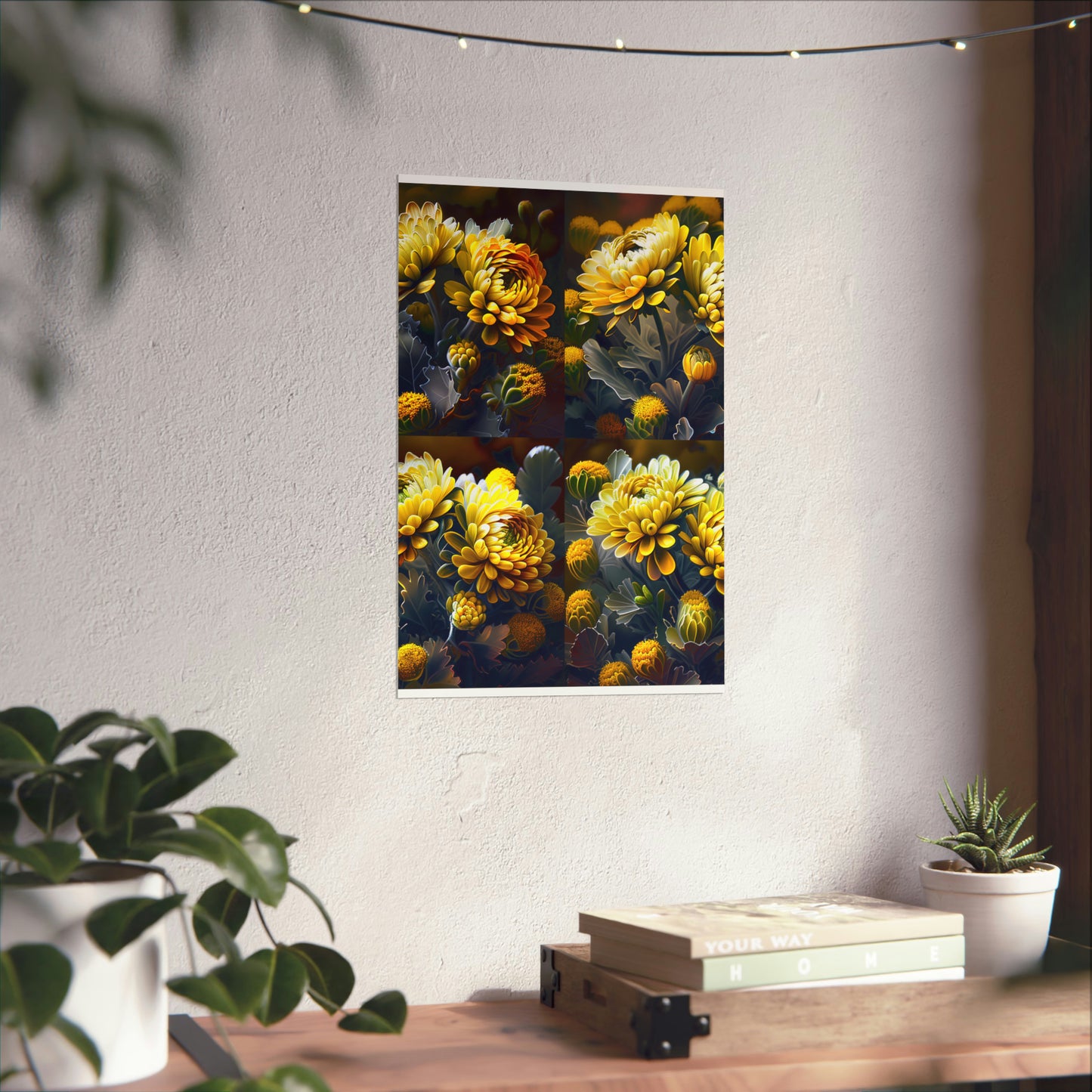 Premium Matte Vertical Posters Yellow Hermosas Flores Amarillas 5