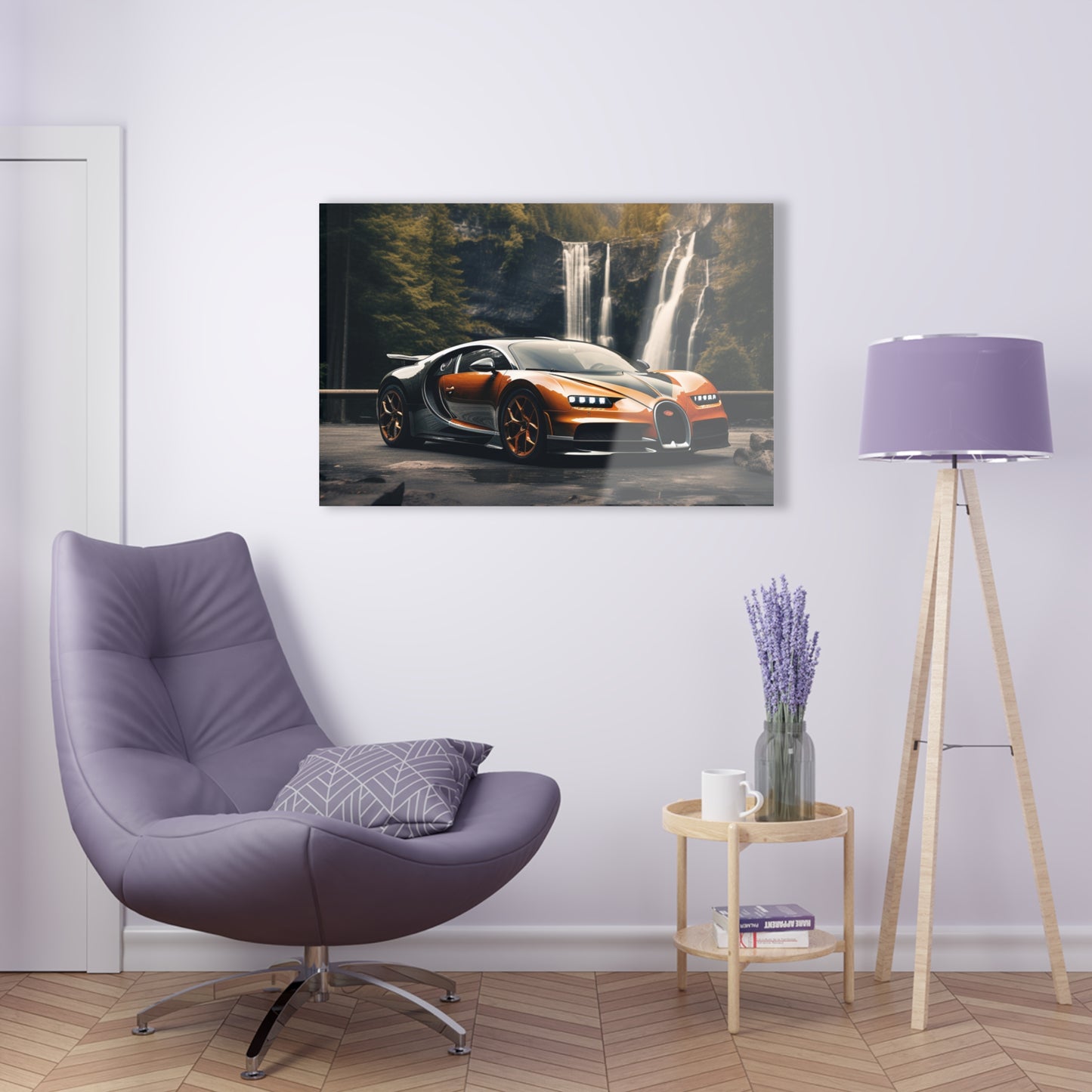 Acrylic Prints Bugatti Waterfall 3