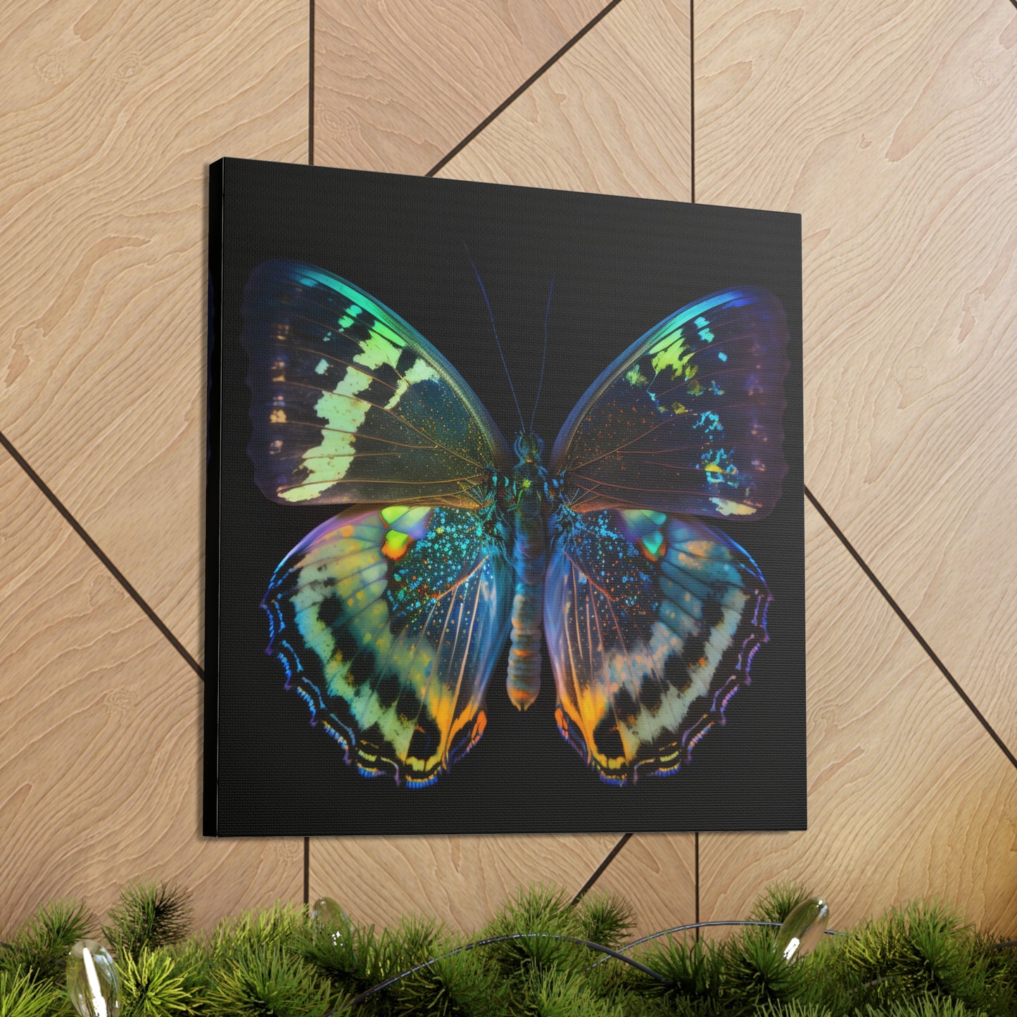 Canvas Gallery Wraps Neon Butterfly Flair 4
