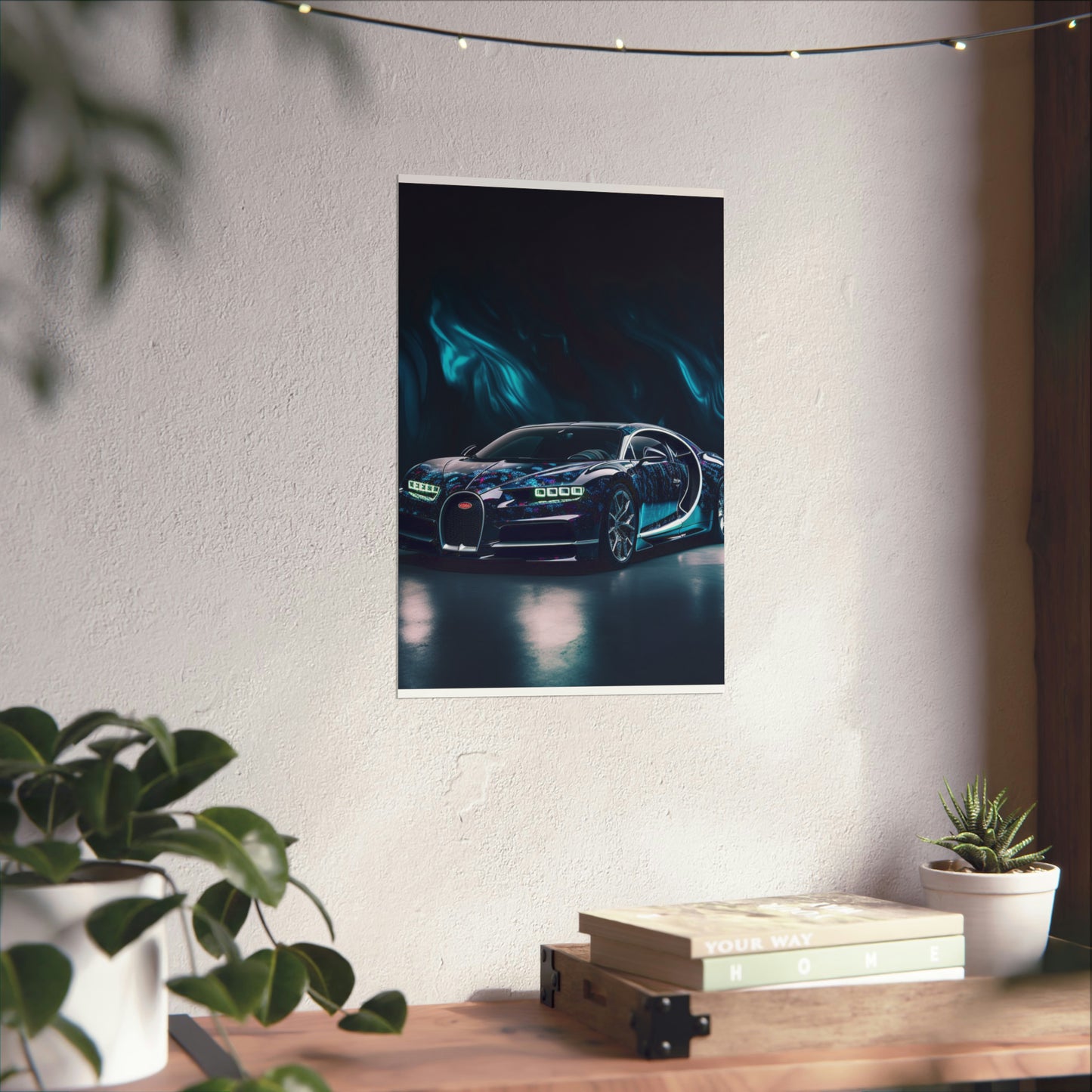 Premium Matte Vertical Posters Hyper Bugatti 1