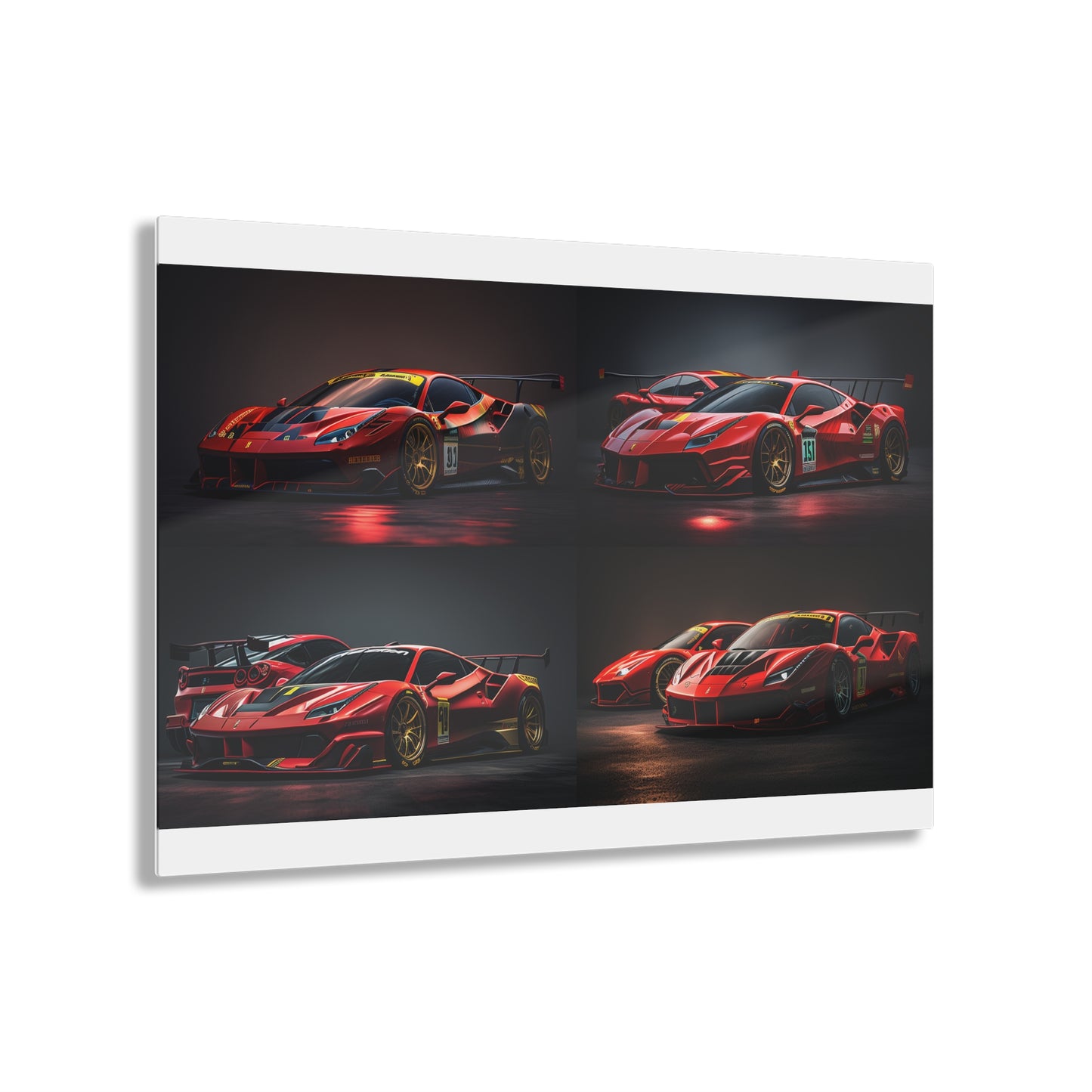 Acrylic Prints Ferrari Red 5