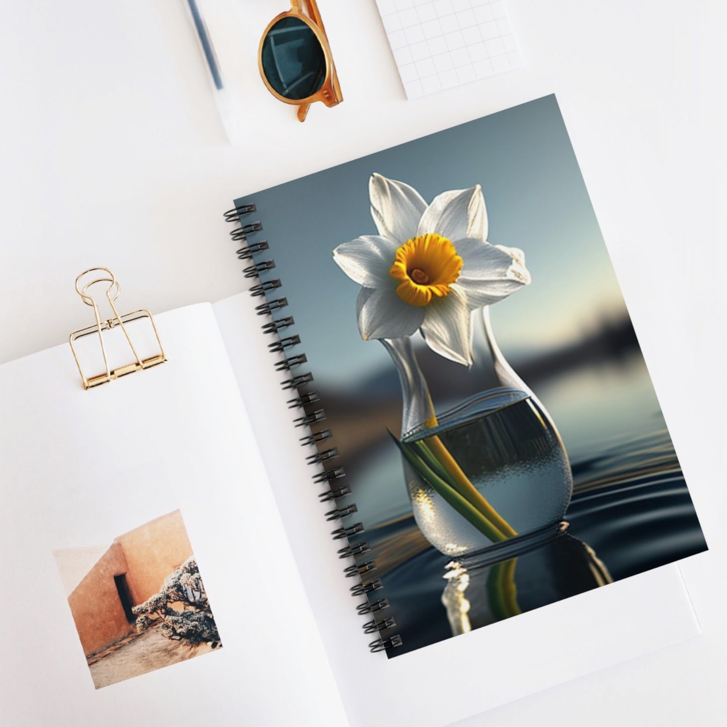 Spiral Notebook - Ruled Line Daffodil 3