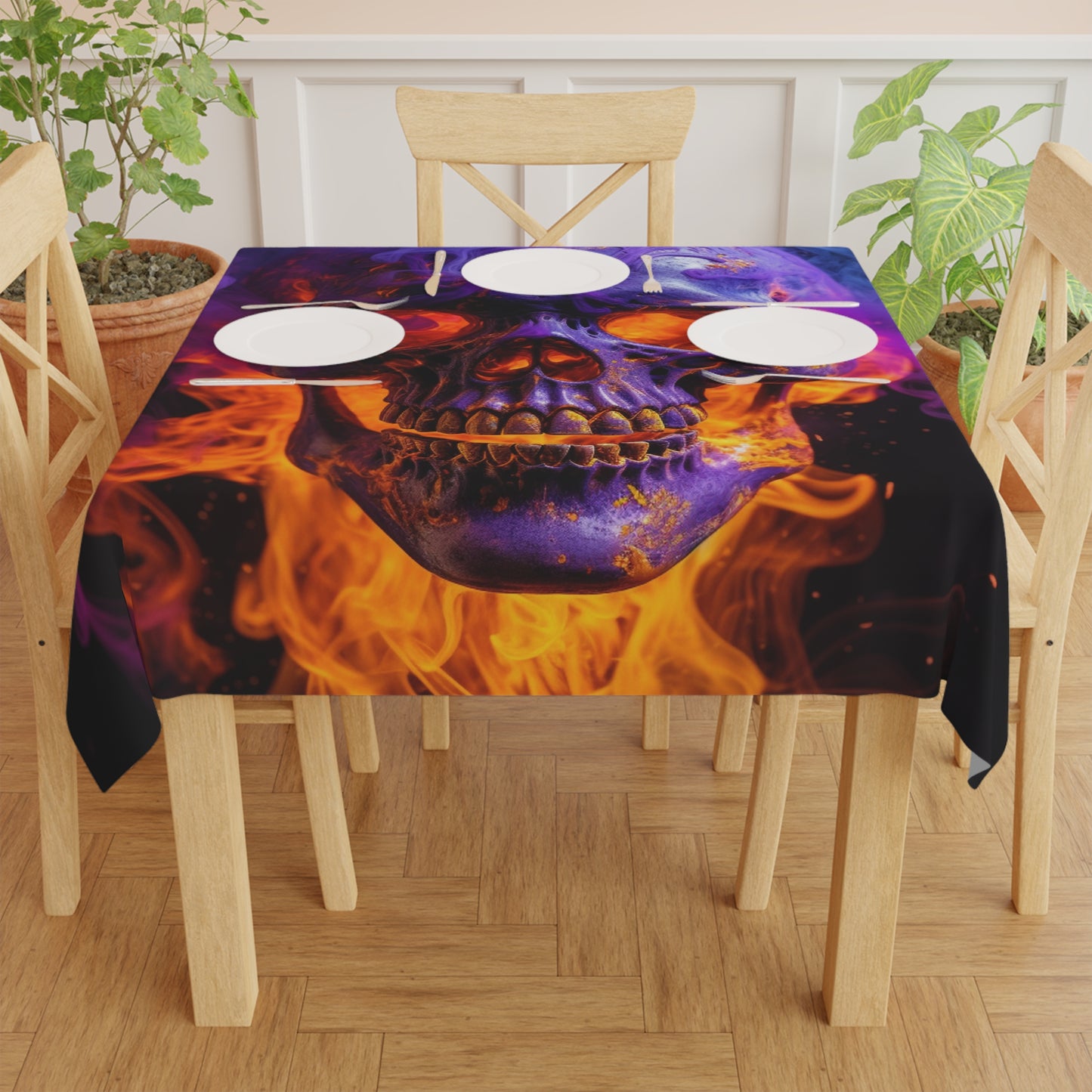 Tablecloth Macro Skull 1