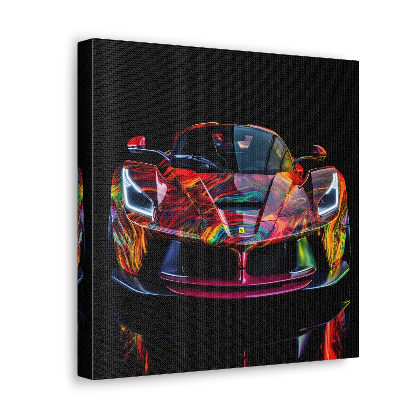 Canvas Gallery Wraps Ferrari Neon 3