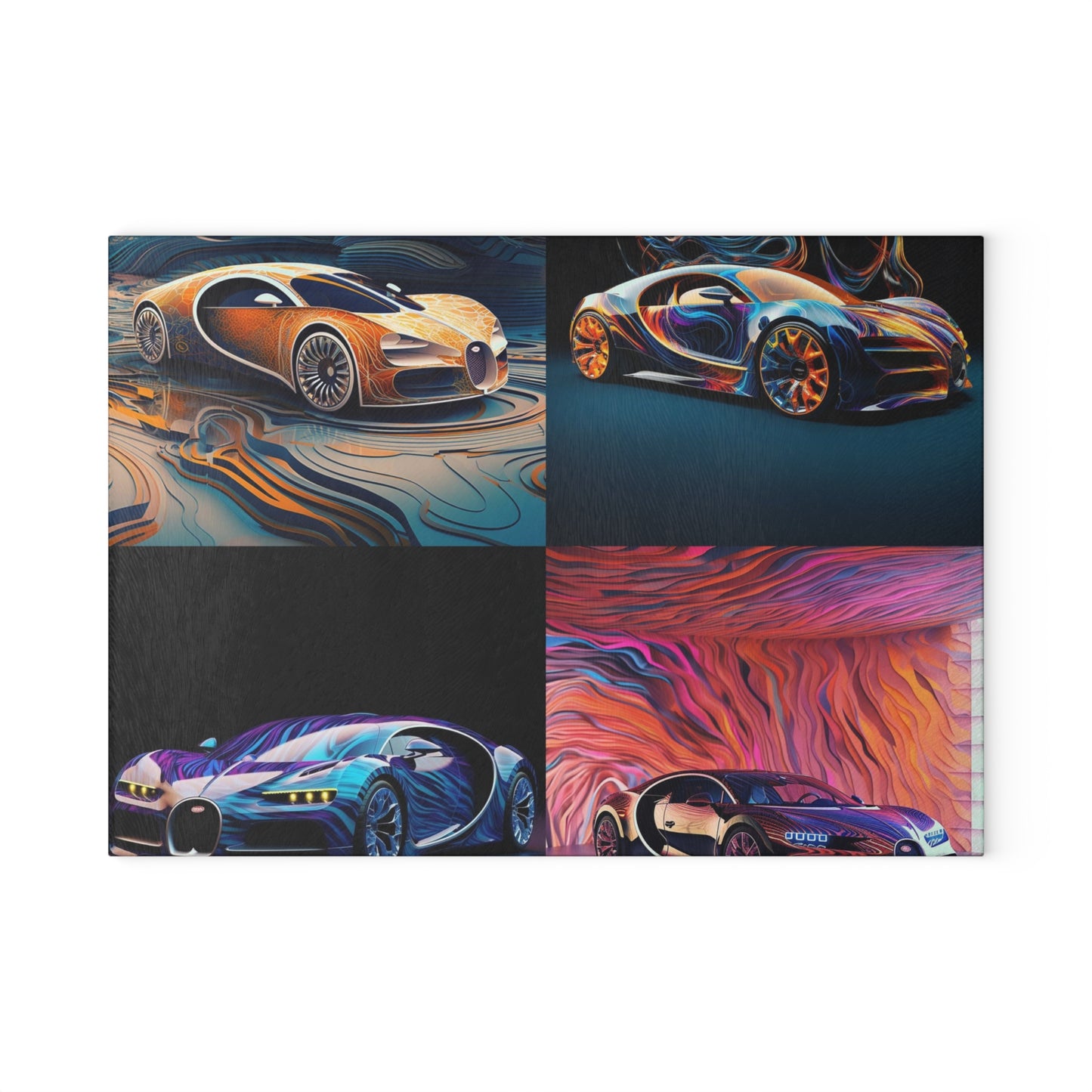 Glass Cutting Board Bugatti Abstract Flair 5