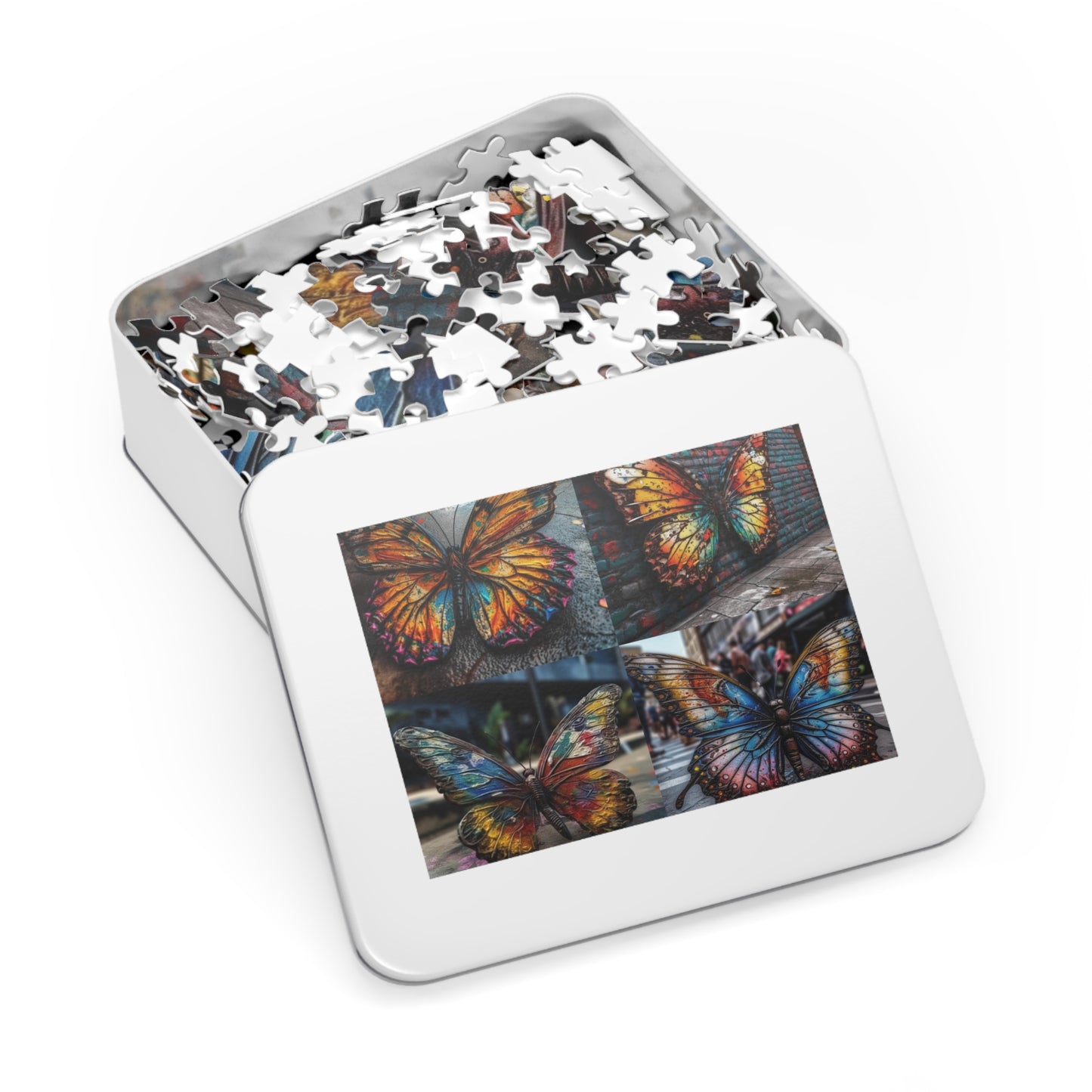 Jigsaw Puzzle (30, 110, 252, 500,1000-Piece) Liquid Street Butterfly 5