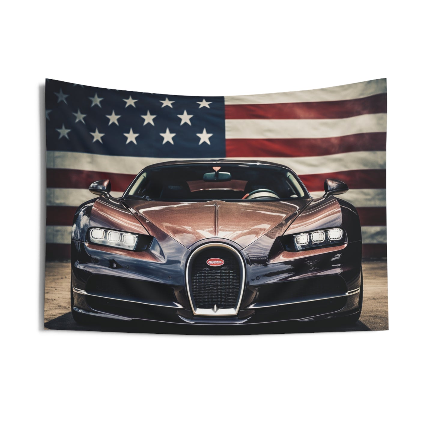 Indoor Wall Tapestries Bugatti Flag 4