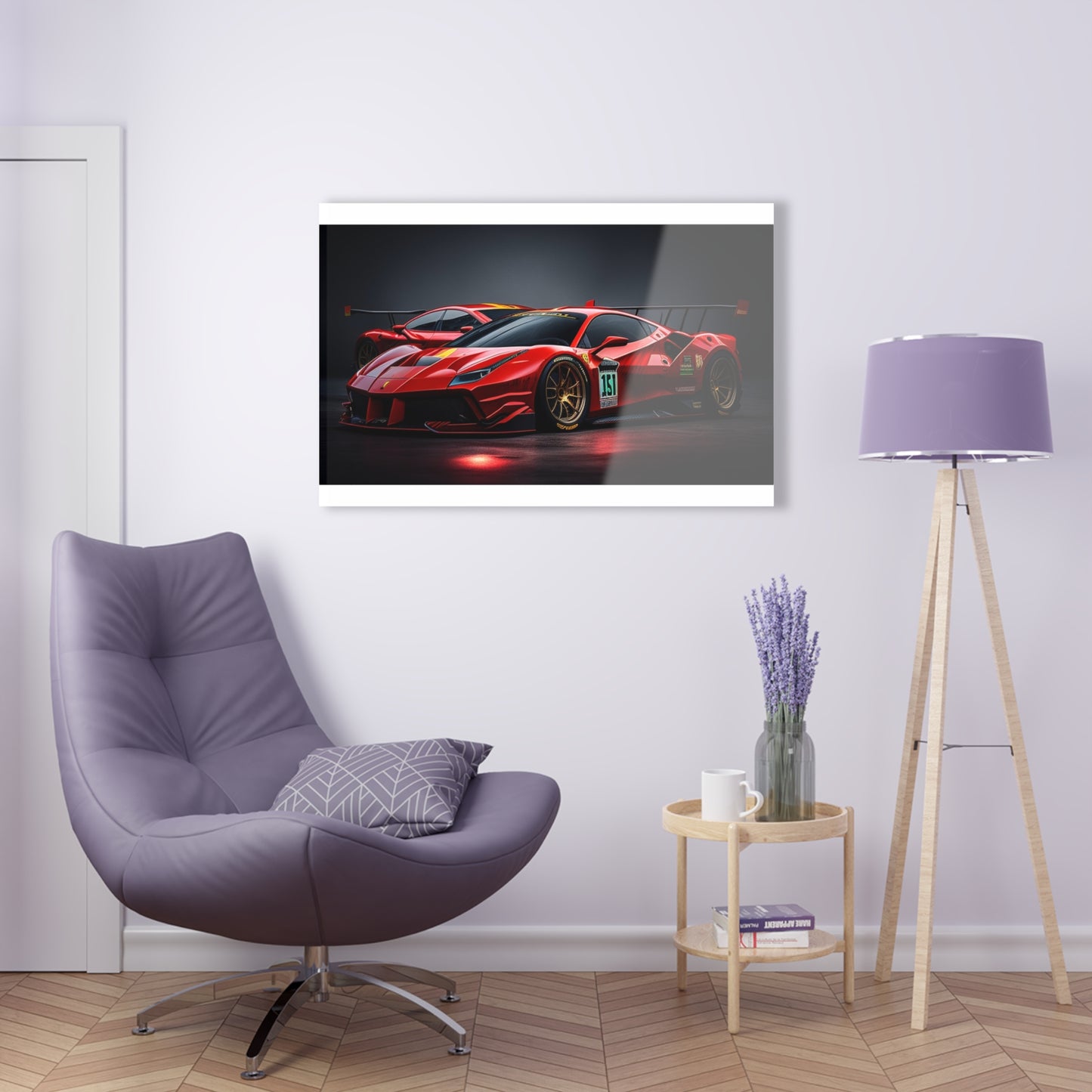 Acrylic Prints Ferrari Red 2