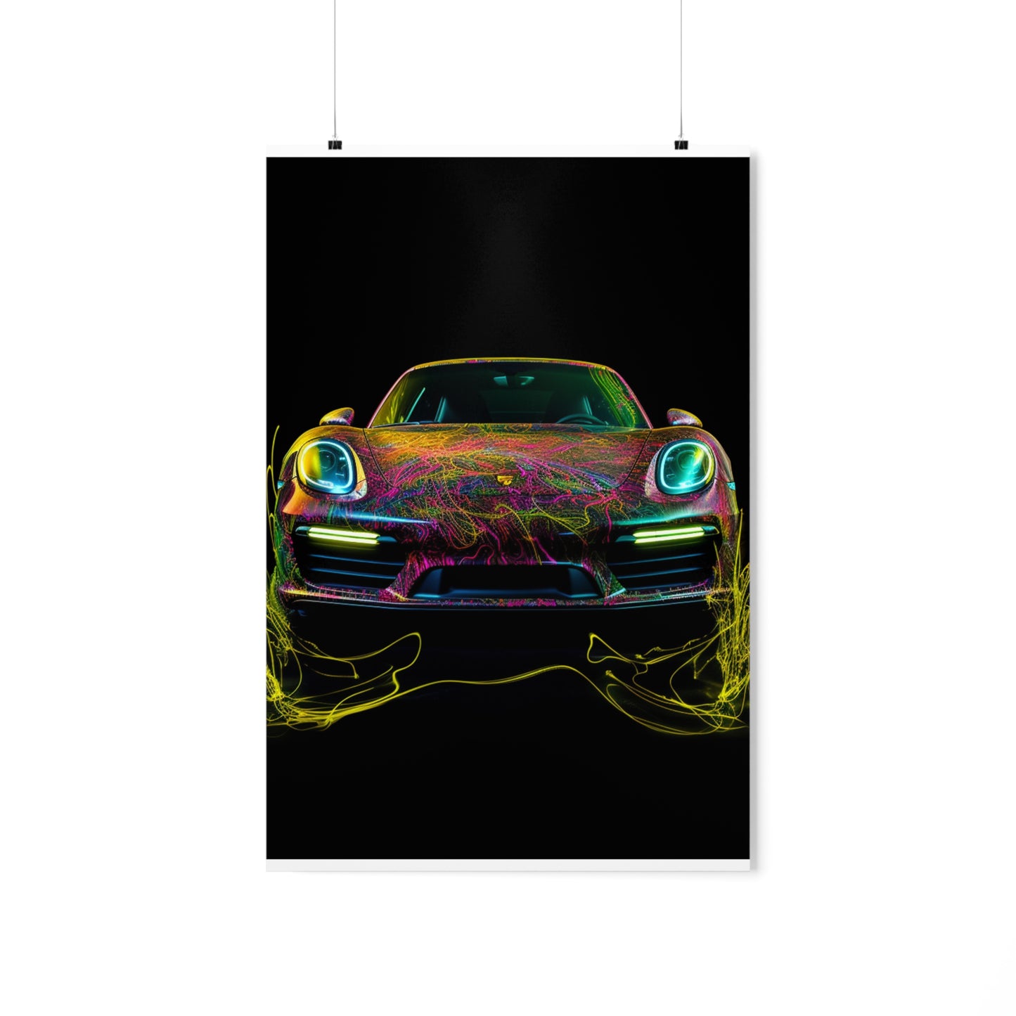 Premium Matte Vertical Posters Porsche Flair 2