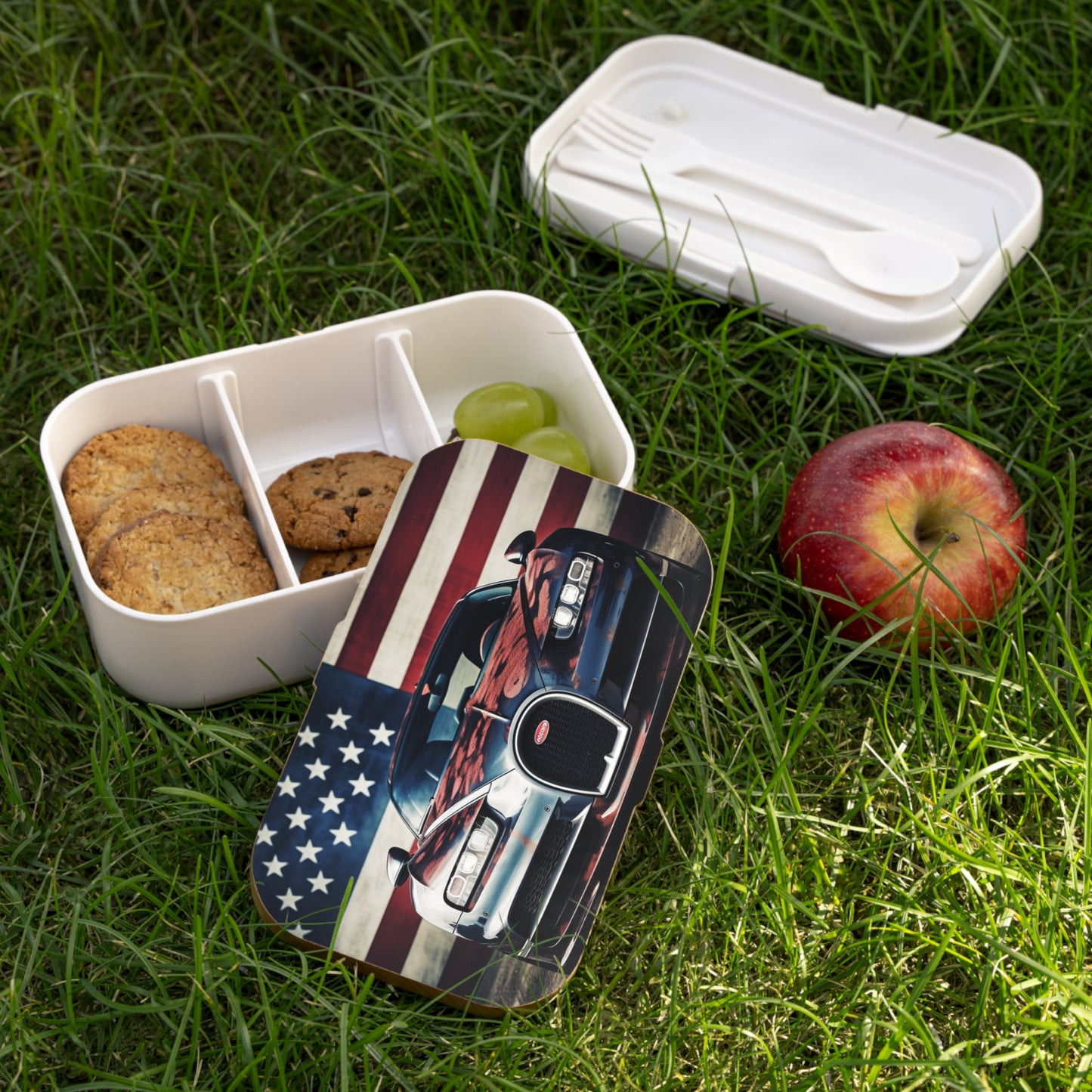 Bento Lunch Box Bugatti Flag 3