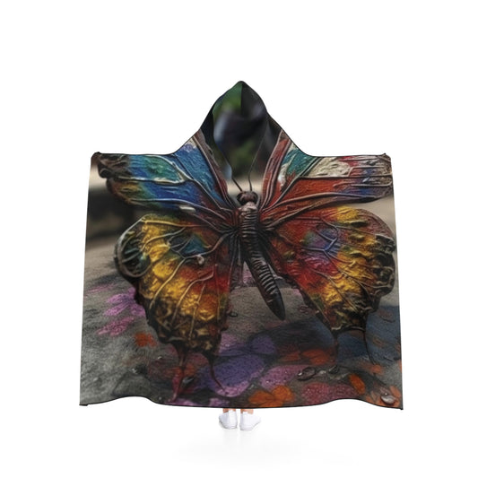 Hooded Blanket Liquid Street Butterfly 3