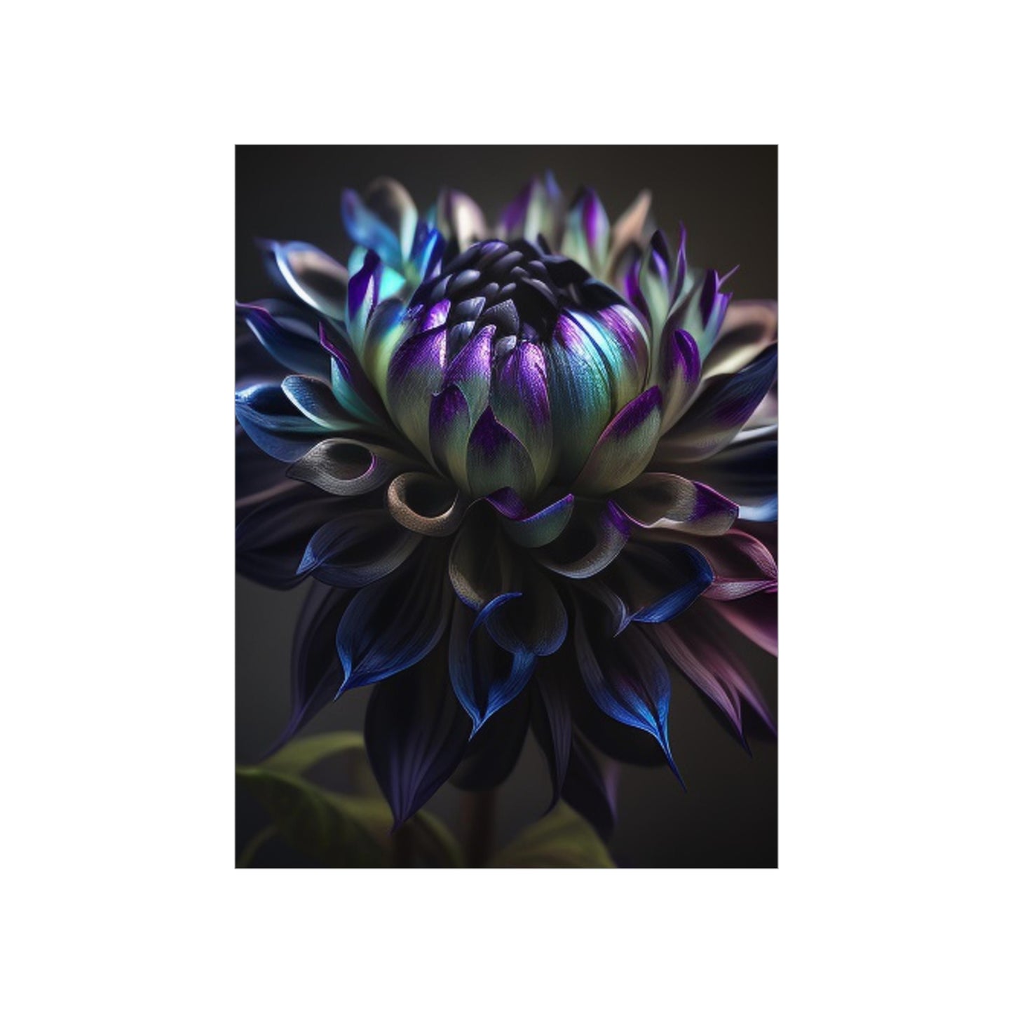 Premium Matte Vertical Posters Dahlia Purple 4