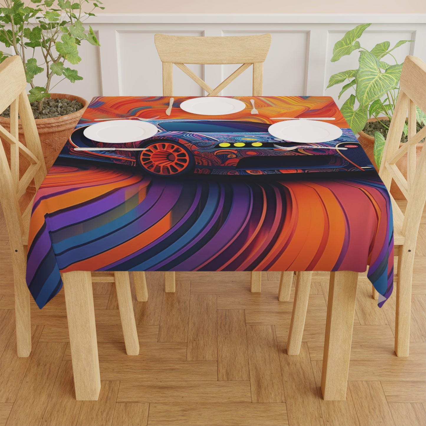 Tablecloth Bugatti Abstract Concept 4