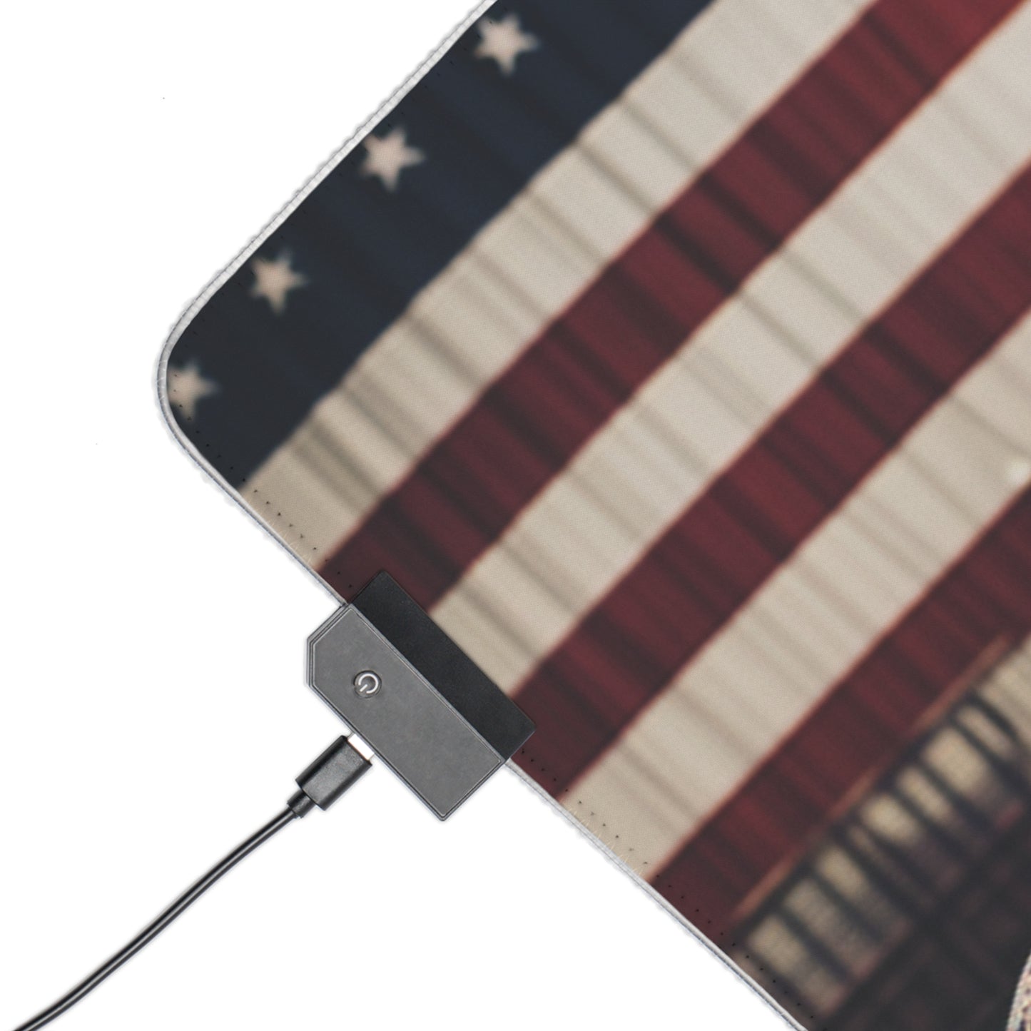 LED Gaming Mouse Pad American Flag Farrari 1