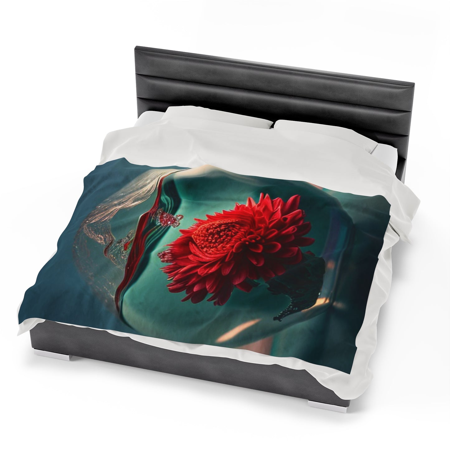 Velveteen Plush Blanket Chrysanthemum 4