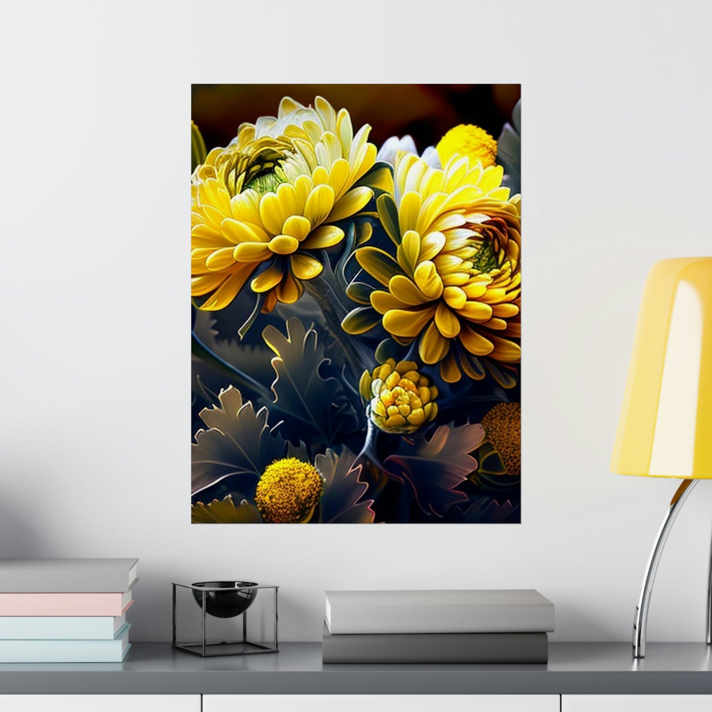 Premium Matte Vertical Posters Yellow Hermosas Flores Amarillas 3