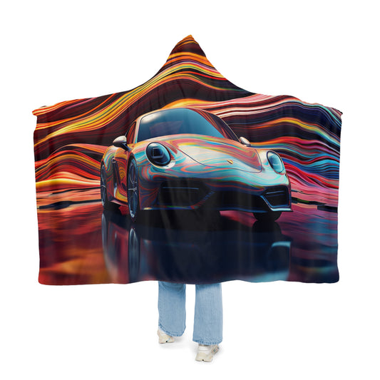 Snuggle Hooded Blanket Porsche Water Fusion 1