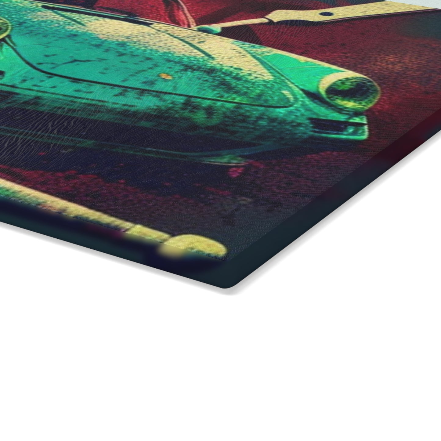 Glass Cutting Board Porsche Abstract 4