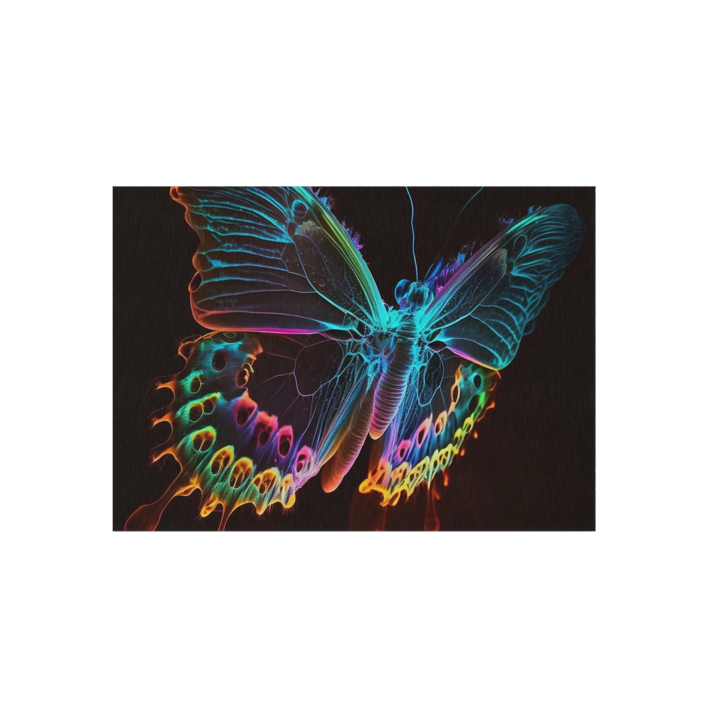 Outdoor Rug  Thermal Butterfly 2