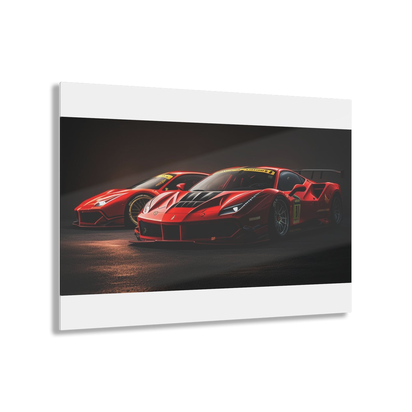 Acrylic Prints Ferrari Red 4