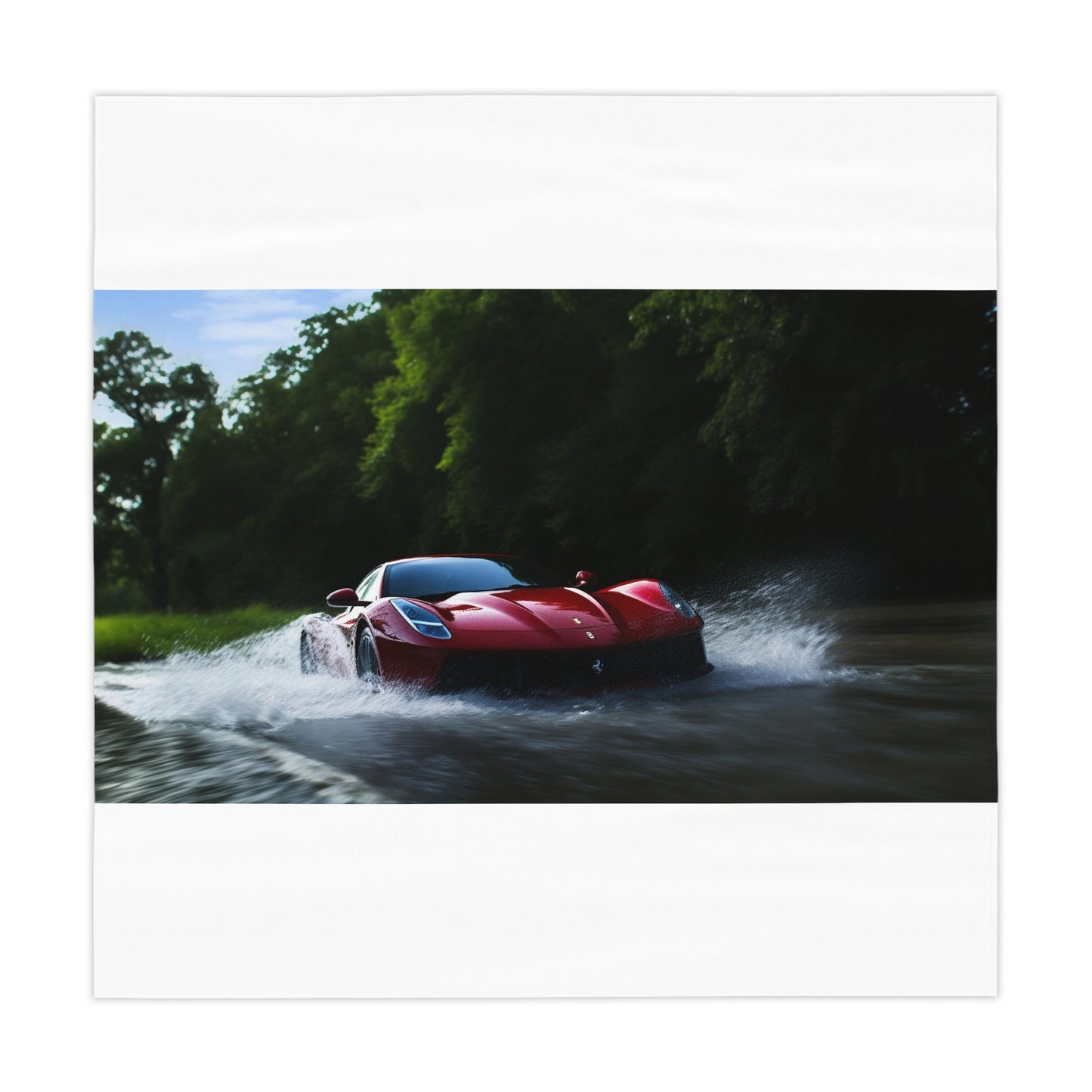 Tablecloth Water Ferrari Splash 1