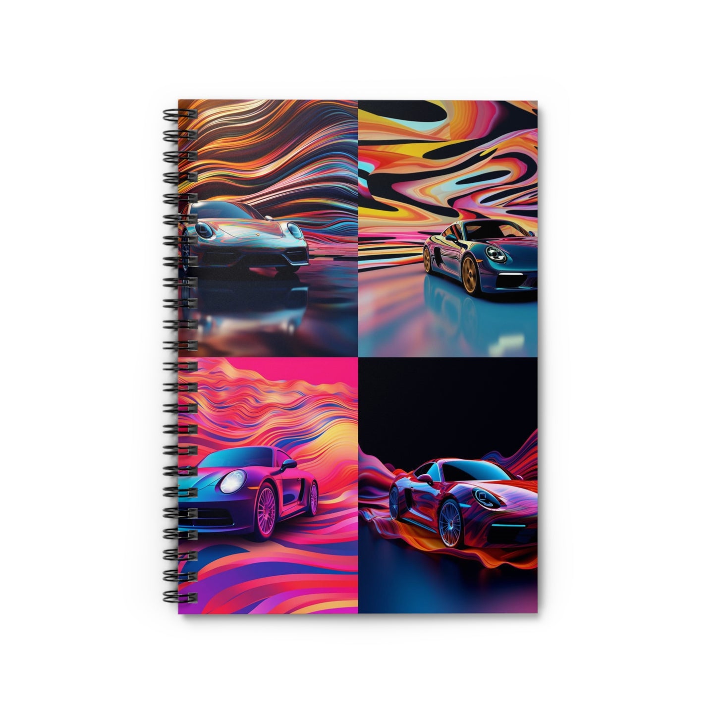 Spiral Notebook - Ruled Line Porsche Water Fusion 5