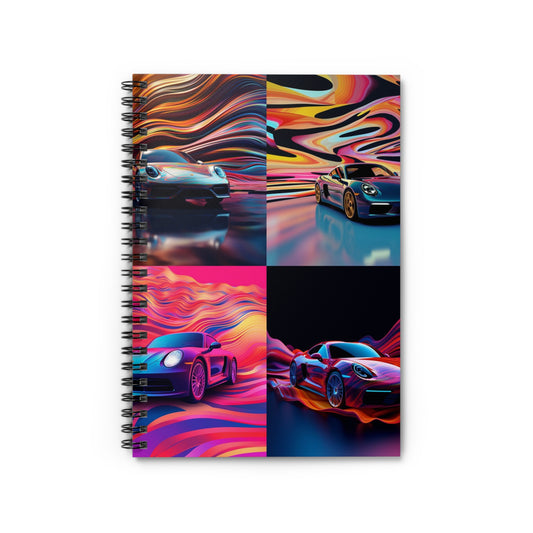 Spiral Notebook - Ruled Line Porsche Water Fusion 5