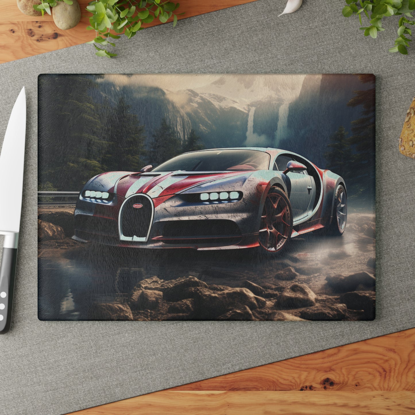 Glass Cutting Board Bugatti Waterfall 4